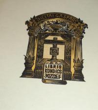 Vecserka Zsolt (1941 - 2016): Ex libris Kondics József