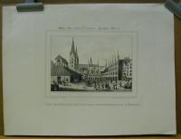 Der Merktblatz mit dem Rathhause zu Lübeck