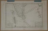 Bonne, Rigobert: Carte de la Partie Inférieure de l'Inde en deca du Gange, contenant l'Isle de Ceylan, les Cote de Malabar et de Coromandel; avec le Pays compris entre ces Cotes