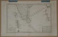 Bonne, Rigobert: Carte de la Partie Inférieure de l'Inde en deca du Gange, contenant l'Isle de Ceylan, les Cote de Malabar et de Coromandel; avec le Pays compris entre ces Cotes