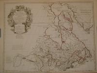 Delisle, Guillaume: Carte du Canada, qui comprend la partie septentrionale des Etats Unis d'Amérique : dressée... par Guillaume De L'Isle... revue et augmentée en 1783