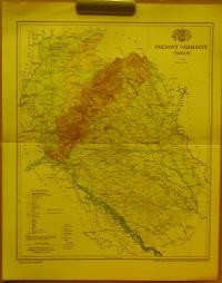 Gönczy Pál: Pozsony  vármegye térképe. Prešporská župa. Slovakia